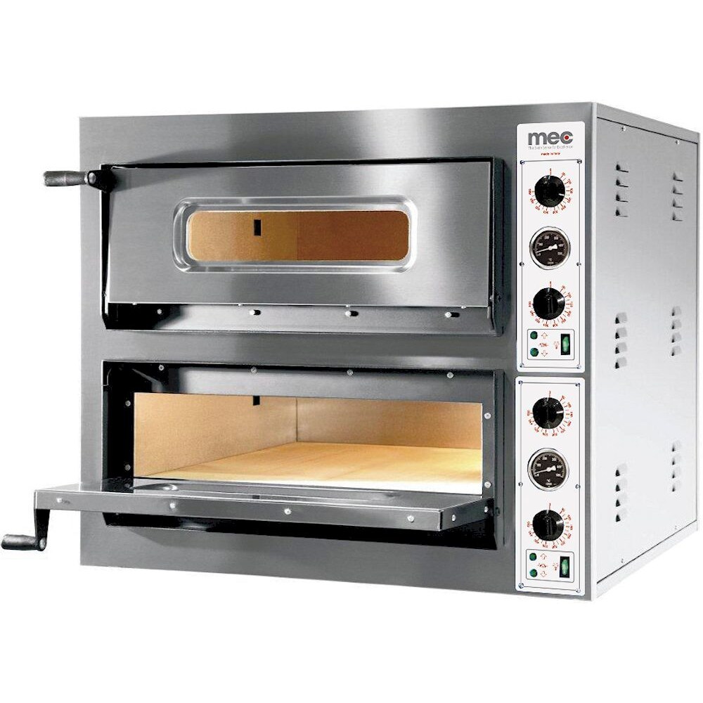 Forno Pizza Elettrico Professionale Doppia Camera MEC KLP99/108 - 9+9 x ø34 cm