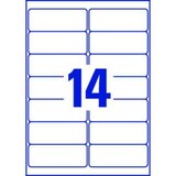 thumbnail of AVERY Boîte de 1400 étiquettes Laser Blanc 99,1X38,1mm L7163-100