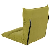 thumbnail of Sedia da pavimento HWC-N44, poltrona da pavimento cuscino 6 posizioni reclinabili, velluto ~ verde