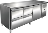 thumbnail of Edelstahl Kühltisch Kühltheke 4 Schubladen/ 1 Tür 231 L -2/+8°C Umluftkühlung