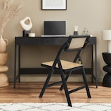 thumbnail of Silla plegable / Silla de comedor TUDELA BAMBOO Bambú / Ratán marrón hjh LIVING