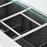 thumbnail of Royal Catering Bajomostrador refrigerado - con cubierta de vidrio -  - 368 L - para 8 contenedores GN - 137 x 137 cm