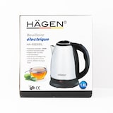 thumbnail of Bouilloire électrique 1.8L inox sans fil Silver  HA5525-SIL usage non-intensif Hagen