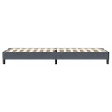 thumbnail of vidaXL Boxspringbett ohne Matratze Dunkelgrau 100x220 cm Samt