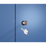 thumbnail of C+P Schließfachschrank Classic PLUS, Füße, 2 Abteile, 1950x600x500mm, 7035/7035