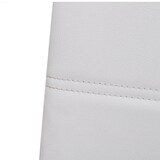 thumbnail of Sillas voladizas de comedor 4 unidades cuero sintético blanco