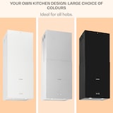 thumbnail of Structura Inselabzugshaube Abluft 641 m³/h max. LED-Licht Edelstahl Schwarz