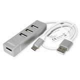 thumbnail of ROLINE USB 2.0 notebook hub, 4 poorten, type A+C aansluitkabel