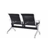 thumbnail of Banc d'attente Airport similicuir Noir / Noir/2 places