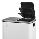 thumbnail of SVITA TM2X15 Mülleimer 30 Mülltrennsystem Abfalleimer mit Fächern Weiß