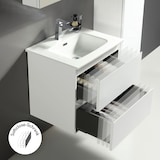 thumbnail of Alpenberger Gäste WC Badmöbel Waschbecken mit Unterschrank | Waschbeckenunterschrank LED Badspiegel | Badezimmermöbel Waschtisch mit Badunterschrank