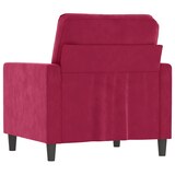 thumbnail of Fauteuil Rouge bordeaux 60 cm Velours Modèle Cormontix