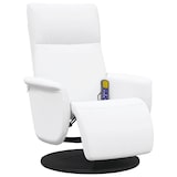 thumbnail of vidaXL Massagesessel mit Fußteil Weiß Kunstleder