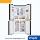 thumbnail of Exquisit Multidoor MD425-150-040C inoxlook-az | No Frost | Nutzinhalt: 421 L | Temperaturregelung | Alarm
