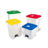 thumbnail of cookmax Treteimer 30 l rechteckig weiß / grau 398 x 410 x 435 mm