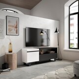 thumbnail of Wohnzimmer-TV-Schrank, Viel Stauraum, 150x35x57cm, Für TV-Geräte bis 65“, Industriedesign, Moderner Stil, Schwarz und weiß _ 55_10