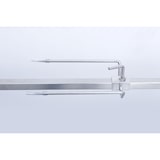 thumbnail of METRO Professional Holzkohle-/Spanferkelgrill, Edelstahl, 160 x 42 x 95 cm, mit elektrischem Drehspieß, inkl. Grillabdeckung, silber