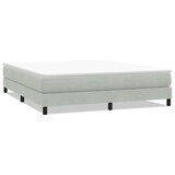 thumbnail of vidaXL Bed boxspring zonder matras 180x220 cm fluweel lichtgrijs