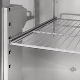 thumbnail of GastroHero Belegstation ECO 1365 Kühltisch 3 Türen 1365x700 mm für 7x GN 1/3 Belegkühlung 392L Edelstahl Saladette +2 bis +8 °C statische Kühlung R290