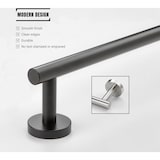 thumbnail of TOJ Living Toalheiro – 60 cm – aço inoxidável (inox) – preto mate – montagem na parede – barra para toalhas