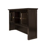 thumbnail of SIT Möbel Buffet-Aufsatz | 2 Glastüren, 2 offene Fächer | Akazie massiv | antikfinish | B 148 x T 34 x H 110 cm | 09833-30 | Serie SAMBA