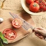 thumbnail of XinZuo - Koper Damascus Santoku 18 cm - X08C series - gemaakt van 53-laags koper damascus