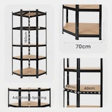 thumbnail of 3 pezzi Set Scaffalature per carichi pesanti Scaffale ad angolo