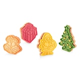 thumbnail of Tescoma Ausstecher mit Stempel für Kekse Plätzchen Weihnachten 4er Set Keksform