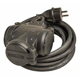 thumbnail of Walther Werke 3-fach Verteiler Steckdose 39100301100304
