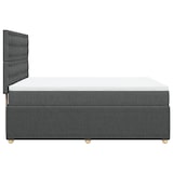 thumbnail of vidaXL Boxspringbett mit Matratze Dunkelgrau 160x200 cm Stoff