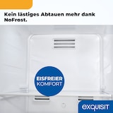 thumbnail of Exquisit Side-by-Side SBS546-040E inoxlook | No Frost | Nutzinhalt: 442 L | Temperaturregelung | Alarm