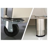 thumbnail of Skyrainbow Kühltisch mit 4 Schubladen mit Aufkantung, Umluft, 136x70