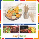 thumbnail of DayBays 1000 Stk. Holzmesser 165 mm Einweg Messer aus Holz Geschmacks- und Geruchsneutral