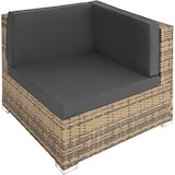thumbnail of tectake Canapé de Jardin VENISE 7 places - marron naturel - 403701