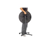 thumbnail of METRO PROFESSIONAL Gastro klaptafel Massini, aluminium, Ø 60 x 74 cm, HPL tafelblad, steenlook, steengrijs
