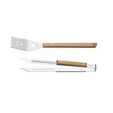 thumbnail of Tramontina Grillbesteck Set, 2-teilig, Grillzange, Grillwender, rostfreier Edelstahl, nachhaltige Holzgriffe