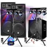 thumbnail of Pack SONO 3200W Dj MEGA BASSES - Subwoofer bi-amplifié 18" 46cm - Enceintes 215, Portiques 8 Lumières BAR CLUB DJ SOIREE MIX