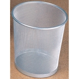 thumbnail of Papierkorb Mesh Metall 15l silber Packung mit 12 Stück