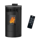 thumbnail of Poêle à granulés étanche Flavia 9,5 kW Noir Sannover