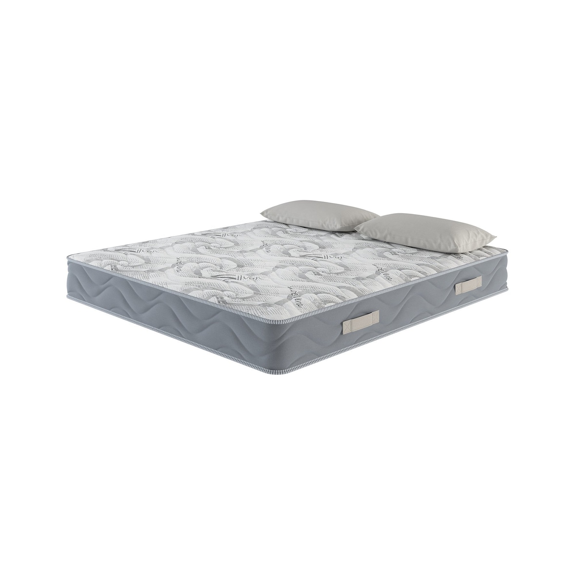 Dmora Doppelmatratze Ersa, Memory Foam Trioform-Matratze, ergonomische Matratze, 100 % Made in Italy, 160x200h25 cm
