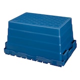 thumbnail of 5 Stück Kunststoffkisten mit Deckel 60 x 40 x 32 cm Aufbwahrungsbox in Industriequalität