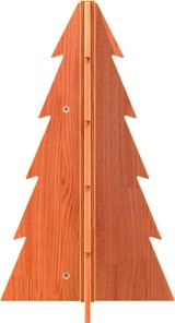 thumbnail of vidaXL Weihnachtsbaum Holz zum Schmücken 69,5 cm Massivholz Kiefer