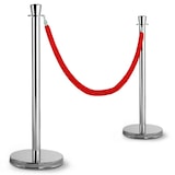 thumbnail of Poteaux de guidage chromés avec cordon