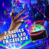 thumbnail of Colonne son HIFI Inovalley HP49CD, 100W USB Bluetooth RADIO 2 Microphones Karaoké + supports, Bagues LED inclus
