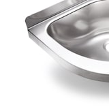 thumbnail of Lavamanos esquinero industrial en Acero INOX 360x360mm - LV-A