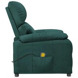 thumbnail of vidaXL Massagesessel Dunkelgrün Stoff