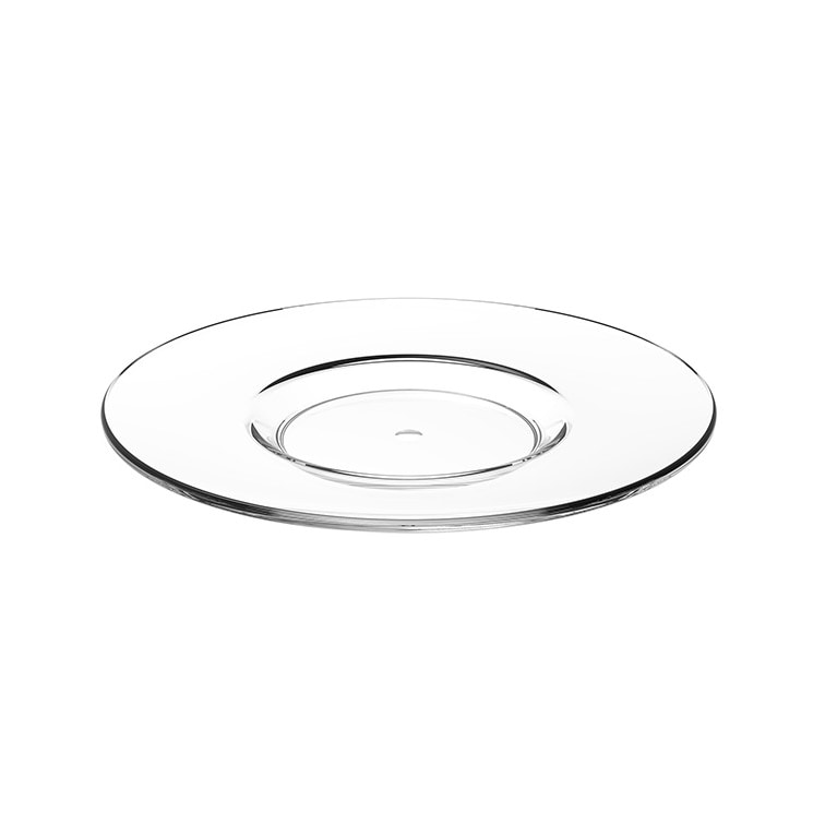 MONOUSO - Herbruikbare Plaat SAN voor Kopje “Cappuccino” Transparant 166ml (6 stuks)