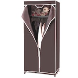 thumbnail of Helloshop26 - Armoire penderie rangement 75 x 50 x 170 cm grande capacité design simple en non-tissé marron 20_0010305