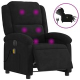 thumbnail of vidaXL Massagesessel Elektrisch Schwarz Samt
