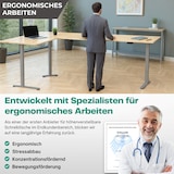 thumbnail of Albatros LIFT L7S Gestell für Eckschreibtisch Höhenverstellbar Elektrisch silber - Winkelschreibtisch Memoryfunktion, Kindersicherung